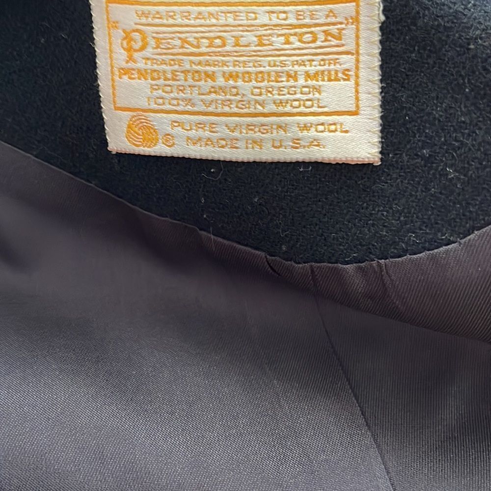 Pendleton 100% virgin wool lined collarless curve… - image 6